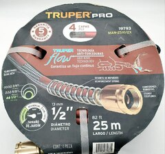 Шланг садовый 25м MAN-25X1/2X Truper рис.1